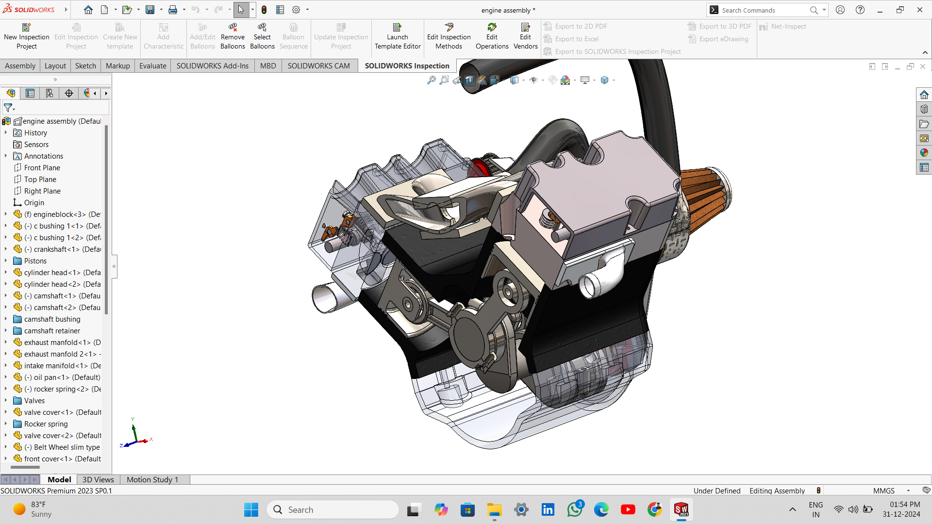 涡轮增压 V6 发动机